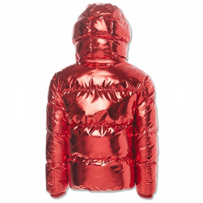 Kids Jordan Craig Toronto Bubble Jacket (Metallic Red) 91542MK