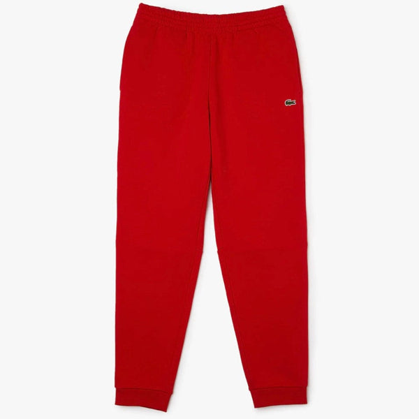 Lacoste Tapered Fit Fleece Trackpants (Red) XH2529-51