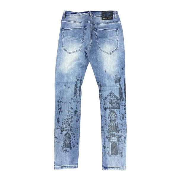 Foreign Local Church Jeans (Blue) FL-202039P
