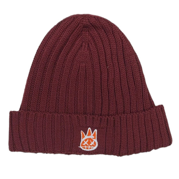 Cult Of Individuality Shimuchan Logo Knit Hat (Burgundy) 69BC-CH20C