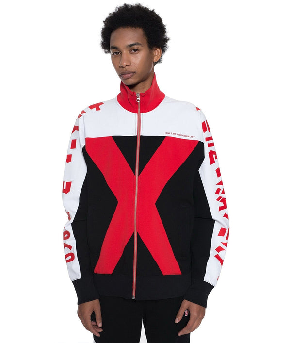 Cult of Individuality Track Jacket (Red) - 69A2-ZT99