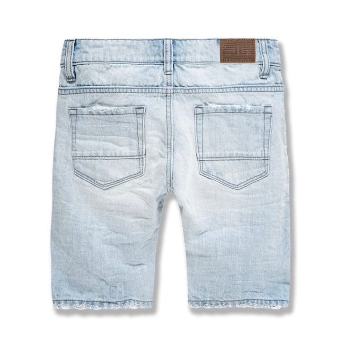 Kids Jordan Craig Abyss Denim Shorts (Ice Blue) J3165SK