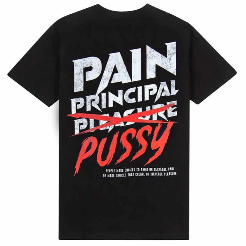 Gift Of Fortune Pain Is Pleasure T Shirt (Black)