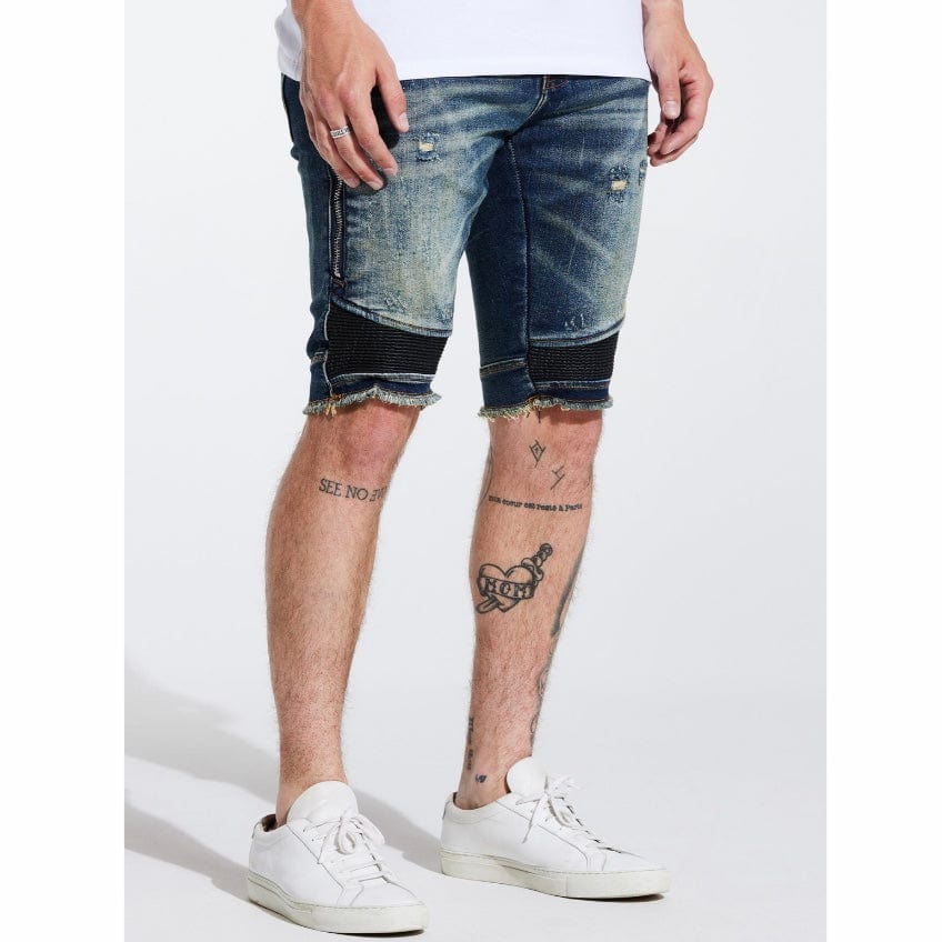 Embellish Sunny Biker Shorts (Indigo) EMBSP221-104