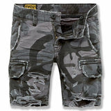 Boys Jordan Craig War Torn Cargo Shorts (Black Camo) 4453CB