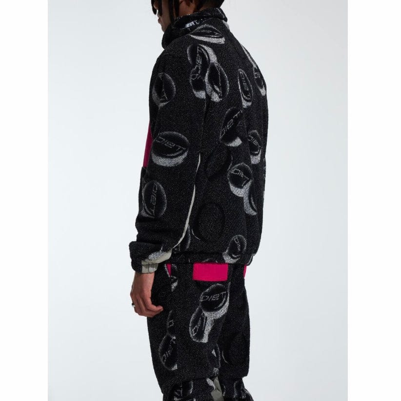 Diet Starts Monday Fleece Pill Puffer (Black) DSM-HOL22-004