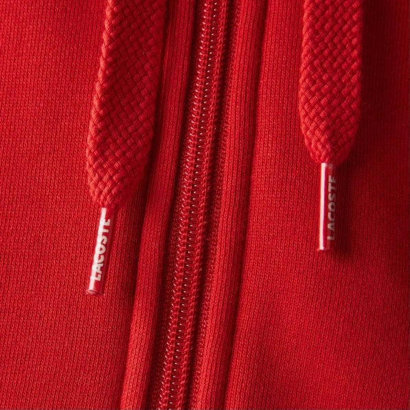 Lacoste Full Zip Hoodie (Red)