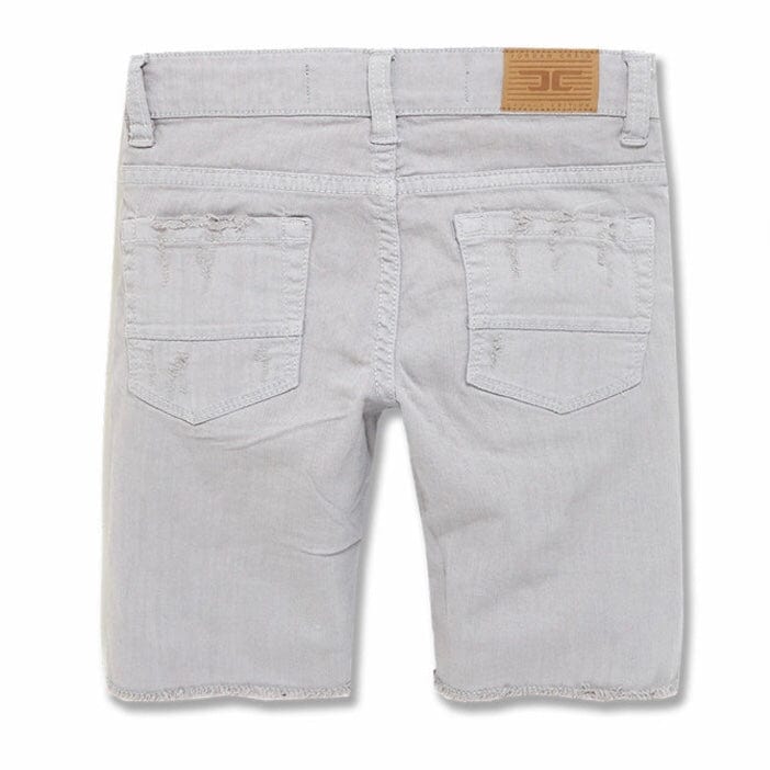 Boys Jordan Craig Tulsa Twill Shorts (Light Grey) J3187SB