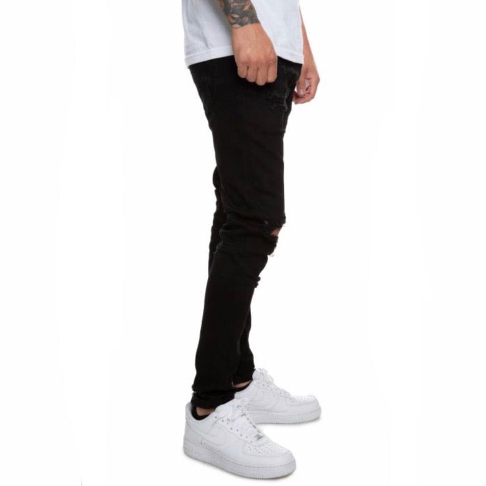 Crysp Denim Pacific Jean (Black) - CRYF119