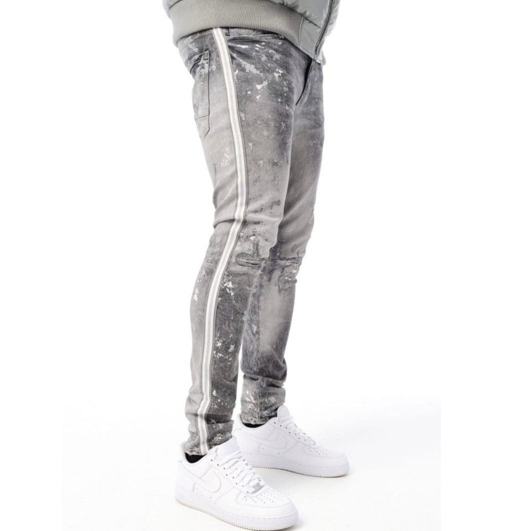 Jordan Craig Sean Sugar Hill Striped Denim (Arctic White) JM3430