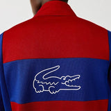 Lacoste Sport Resistant Bicolor Pique Zip Sweatshirt (Red/Blue) SH6937