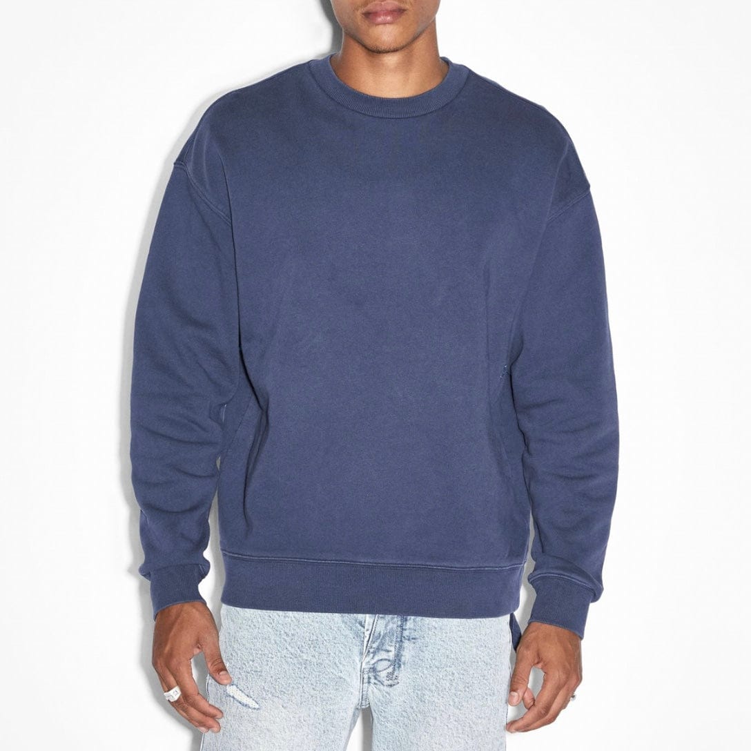 Ksubi 4 X 4 Biggie Crewneck (Midnight Blue) MSP23FL008