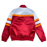 Mitchell & Ness Nfl Buccaneers Special Heavyweight Satin Jacket (Red/White)