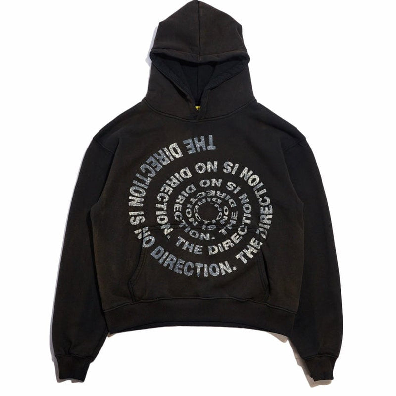 Diet Starts Monday Spiral Hoodie (Vintage Black) DSM-HOL22-010