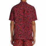 Ksubi Digi Resort Short Sleeve Shirt (Red/Black) MSP23SH006