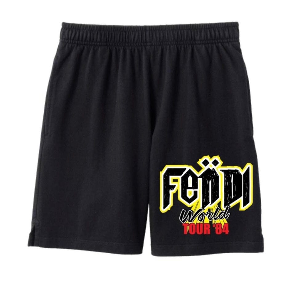 World Tour Fire Shorts (Black) - WTHHS