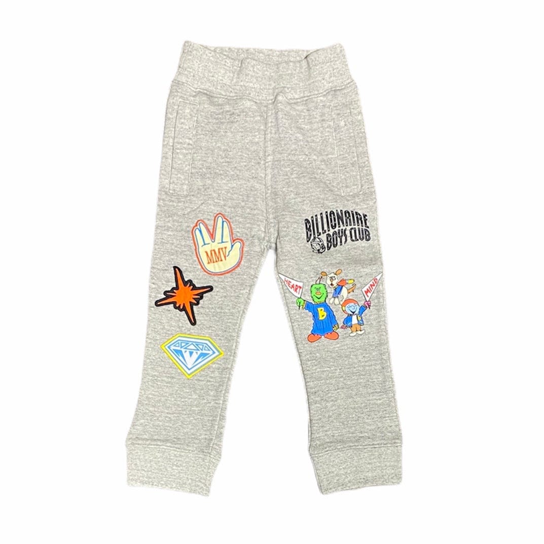 Kids Billionaire Boys Club BB Go Team Jogger (Heather Grey) 813-1103