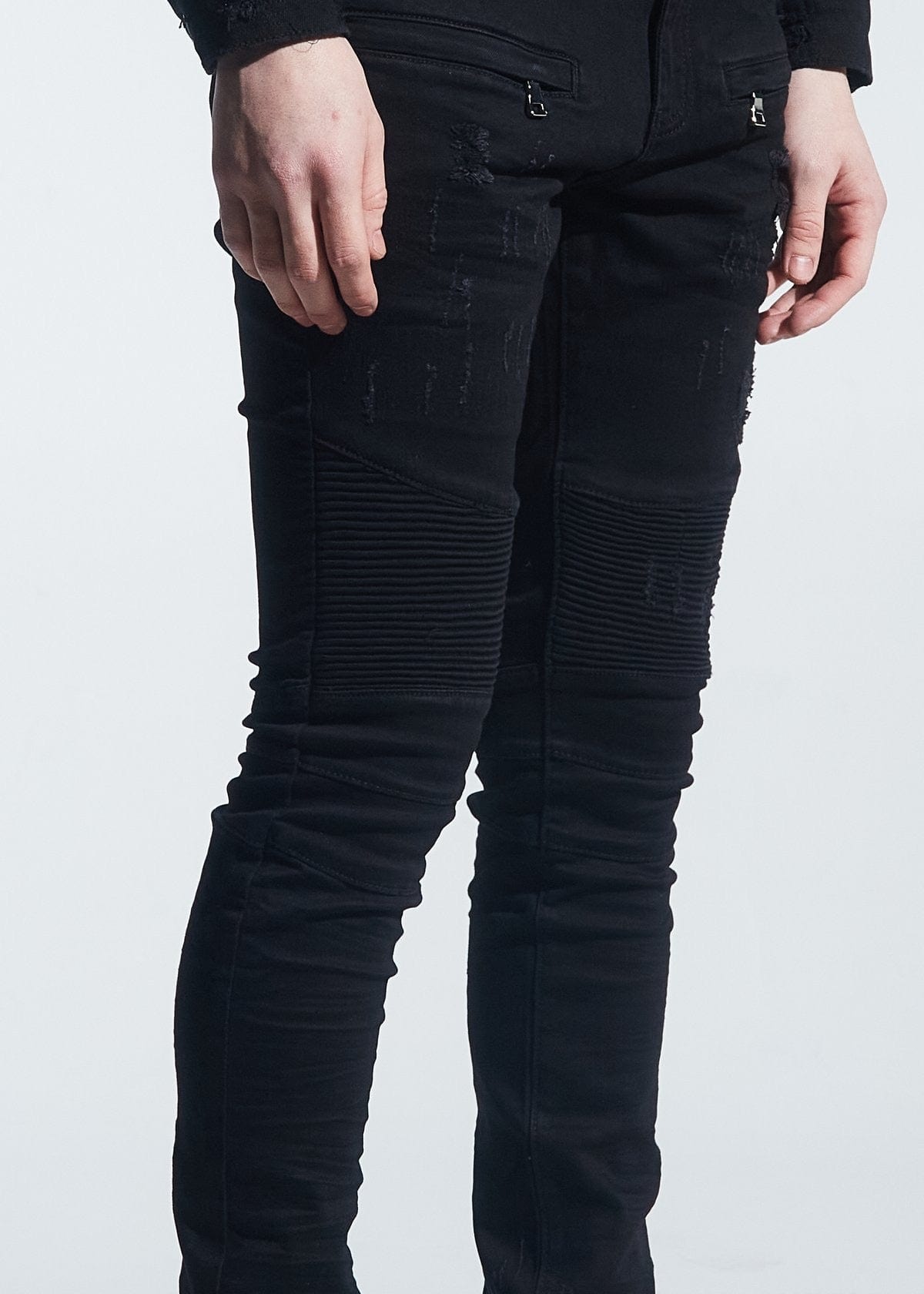 Embellish Jean Watson Biker Black