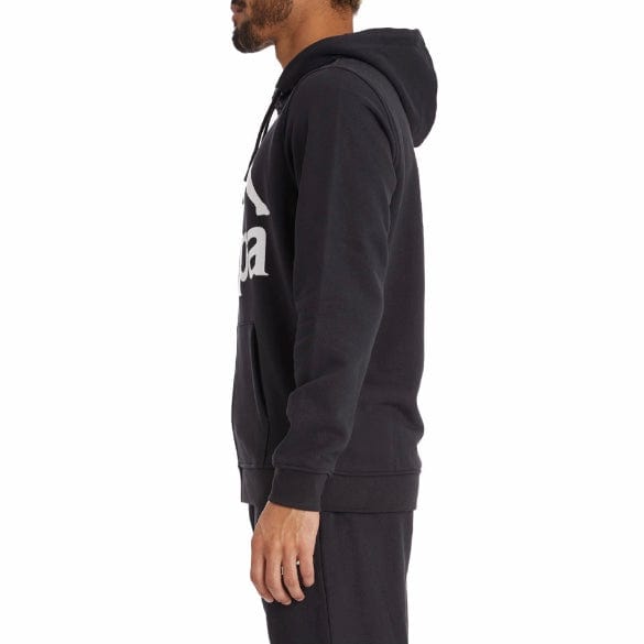 Kappa Authentic Awert Hoodie (Black Smoke) 321C4XW