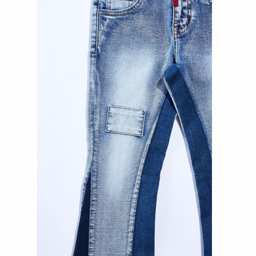 Haus Of Jr Izaak Flare Denim (Light Wash) HOJFA122-100