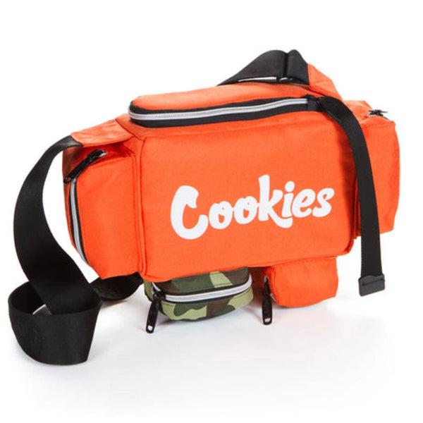 Cookies Militant Multi Pocket Shoulder Bag (Orange) 1556A5949
