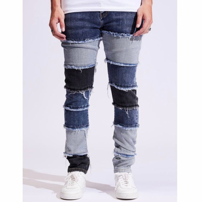 Embellish Figueroa Stacked Denim (Blue Wash) EMBF122-001