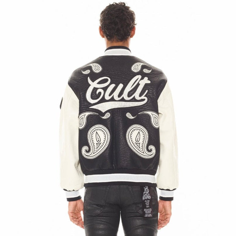 Cult Of Individuality Varsity Jacket (Paisley) 622B9-WV100B – City Man USA