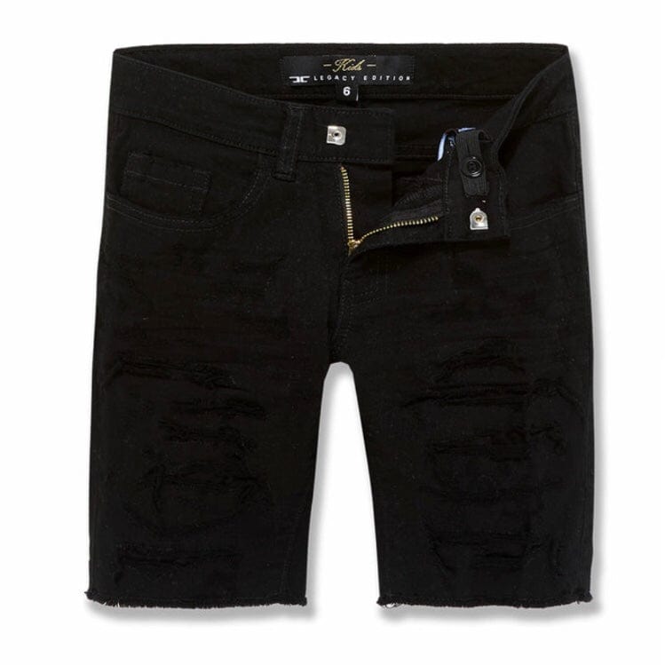 Boys Jordan Craig Tulsa Twill Shorts (Jet Black) J3187SB