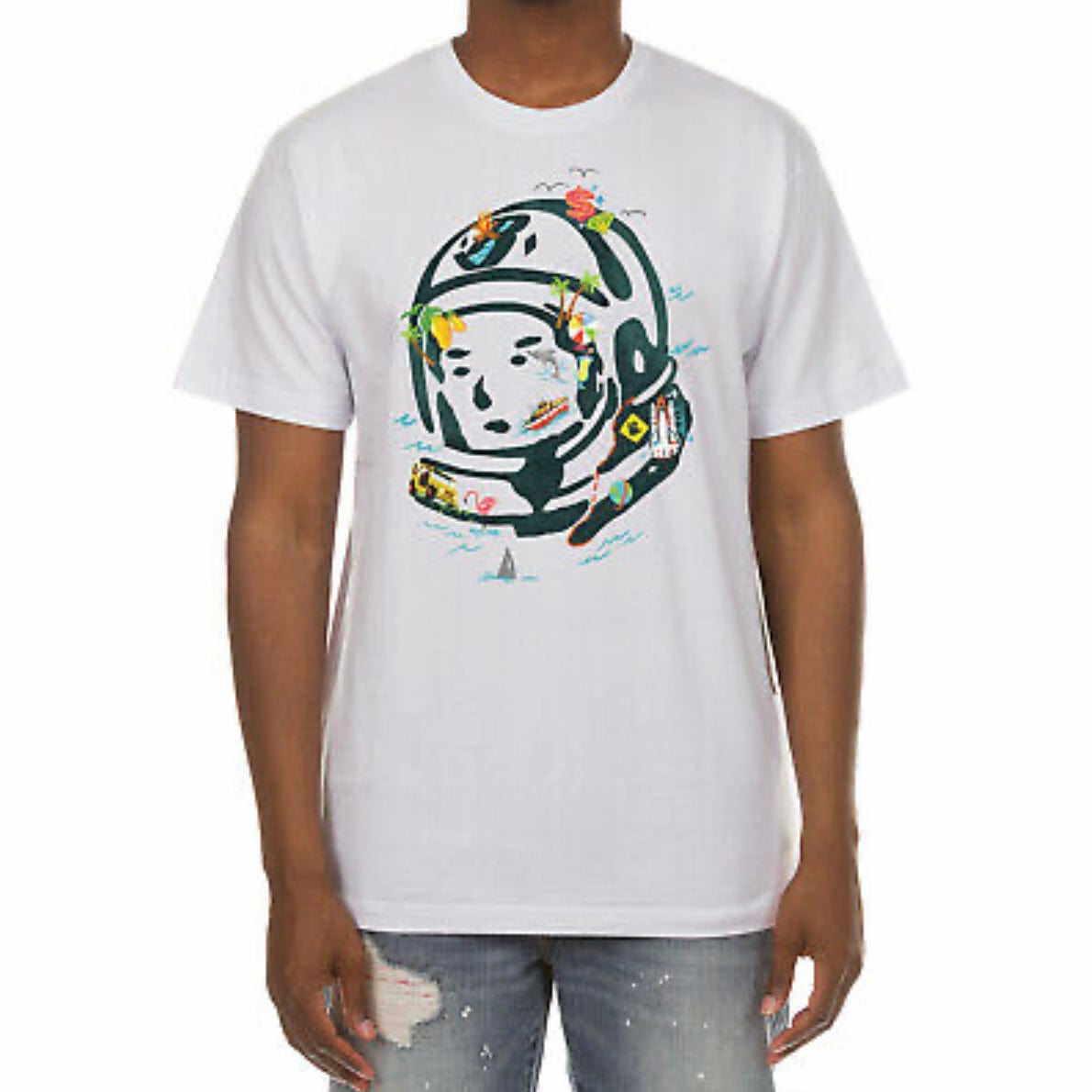 Billionaire Boys Club BB Caribe Short Sleeve Tee (White) 811-5202