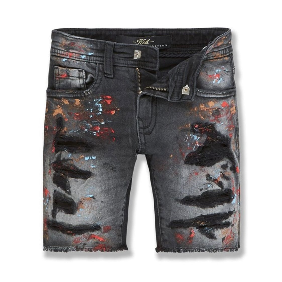 Kids Jordan Craig Vengeance Denim Shorts (Industrial Black)