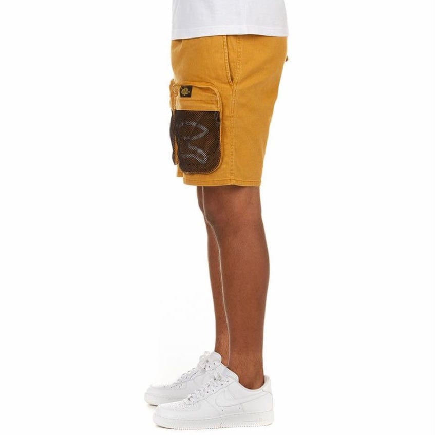 Ice Cream Chocolate Cargo Shorts (Golden Yellow) - 411-5105