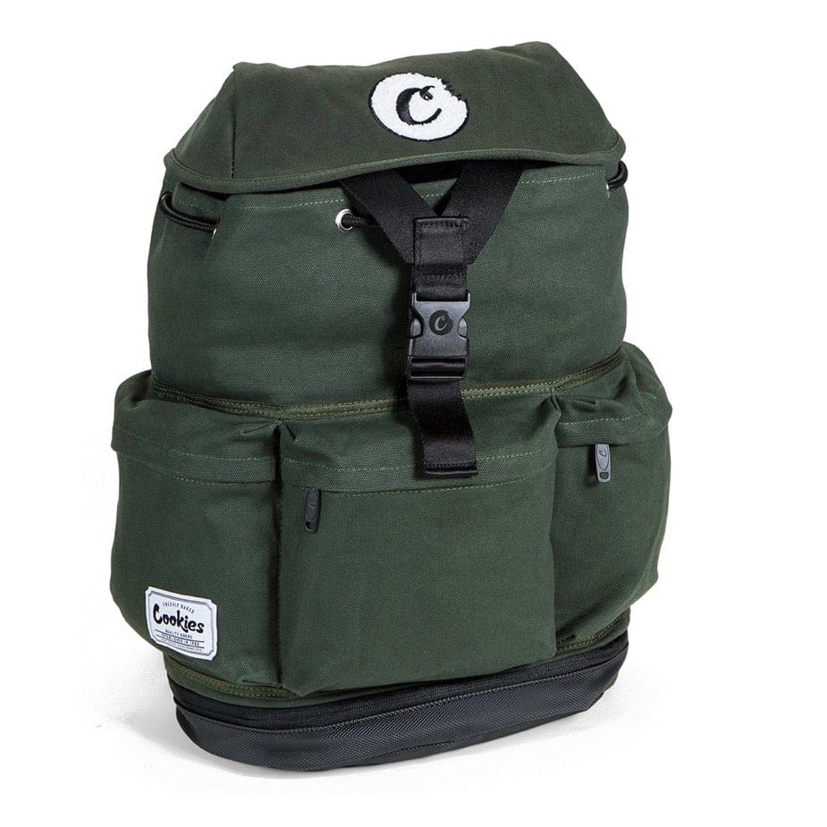 Cookies Basic Essentials Backpack Cookies Backpack Utility Rucksack (Olive)