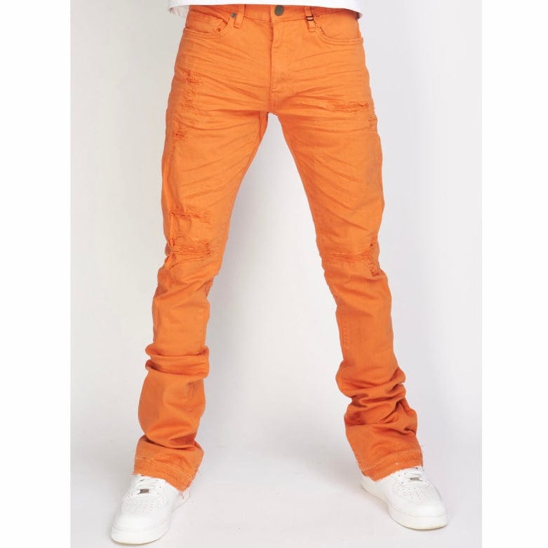 Jordan Craig Theo Stacked Tribeca Twill Denim Jean (Orange) JRF955R