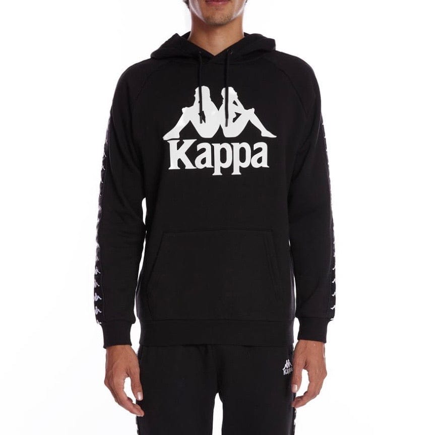 Kappa 222 Banda Hurtado 2 Hoodie (Black/White)