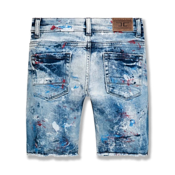 Kids Jordan Craig Summertime Striped Denim Shorts (Paris) J3175SK