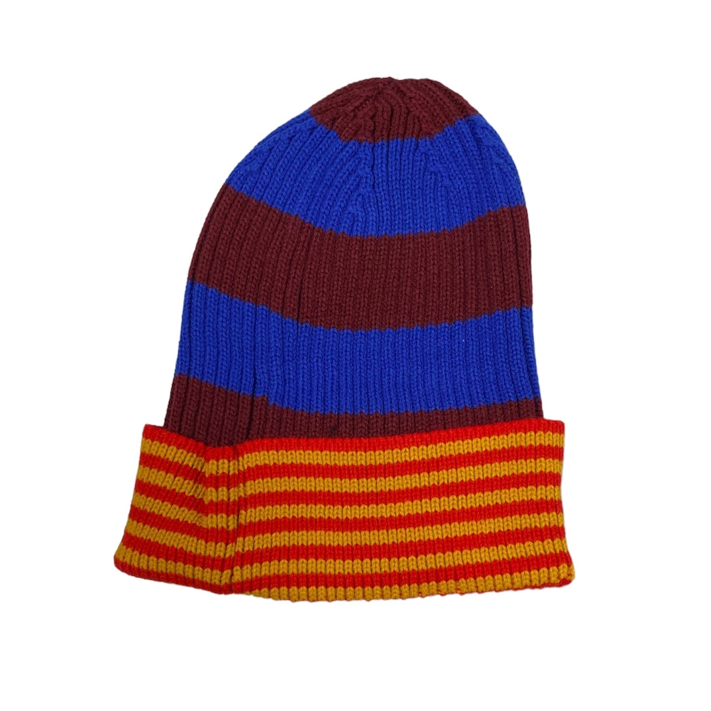 One In A Million Beanie Hat (Royal/Red/Wheat) B62