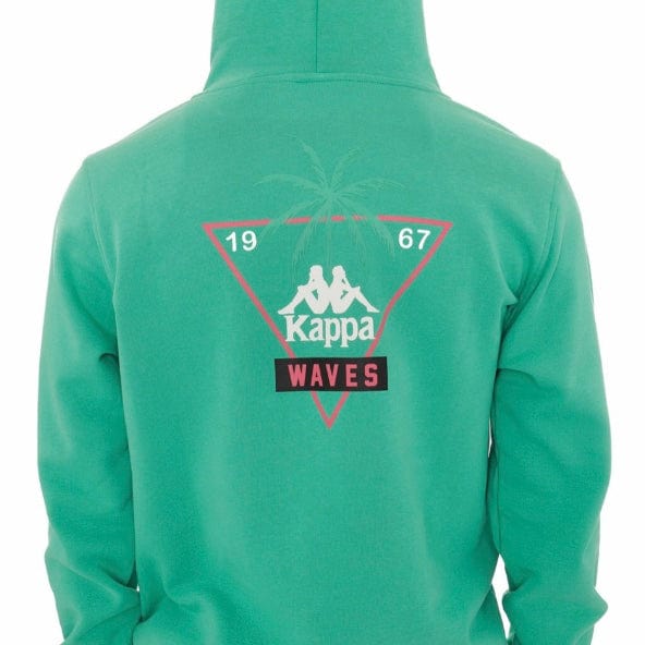 Kappa Authentic Oracabessa Hoodie (Green/Black/White) 35142HW