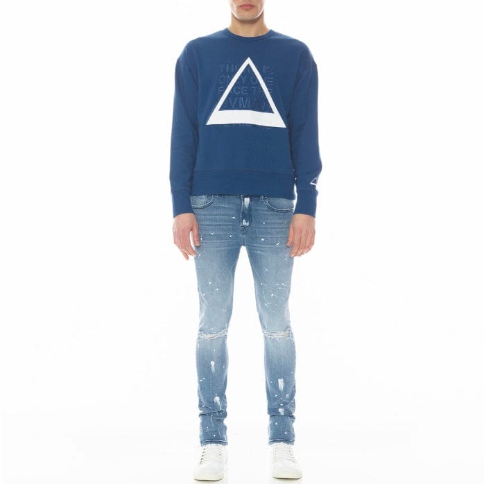 Hvman Hvman Crew Sweatshirt (Classic Blue) 322B10-CF22D
