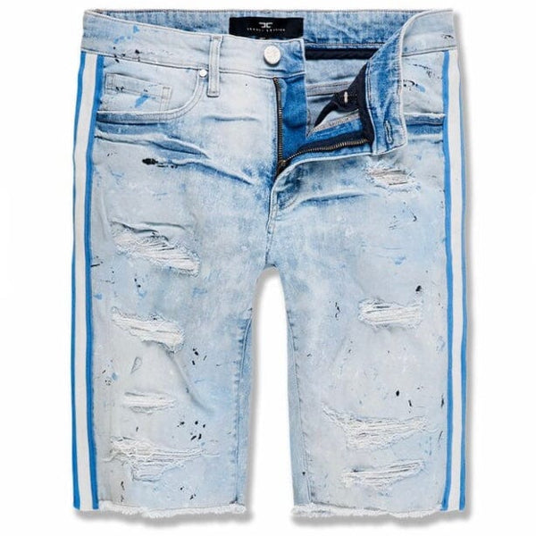 Jordan Craig Time's Up Denim Shorts (Ice Blue) J3175S