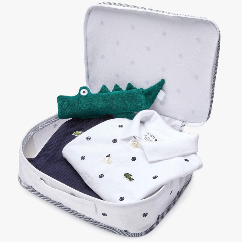 Lacoste Boys’ Toy And Organic Cotton Pajama Box Set Navy Blue 4J683151525