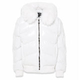 Boys Jordan Craig Lenox Puffer Jacket (White) 91582B