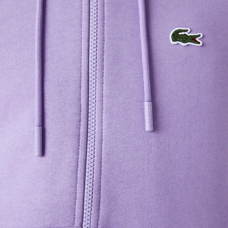 Lacoste Kangaroo Pocket Color-Blocked Hoodie (Purple) SH9626-51