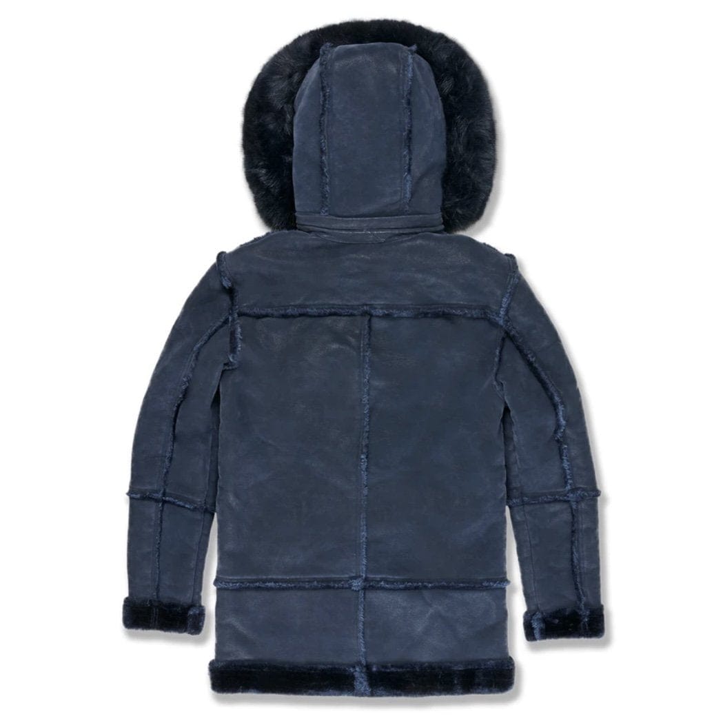 Boys Jordan Craig Denali Shearling Jacket (Navy) 91540B