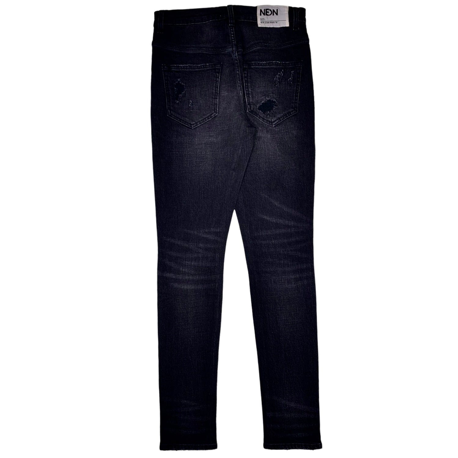 Neon Denim Keith Repair Denim Jean (Black Distress) KTH-120