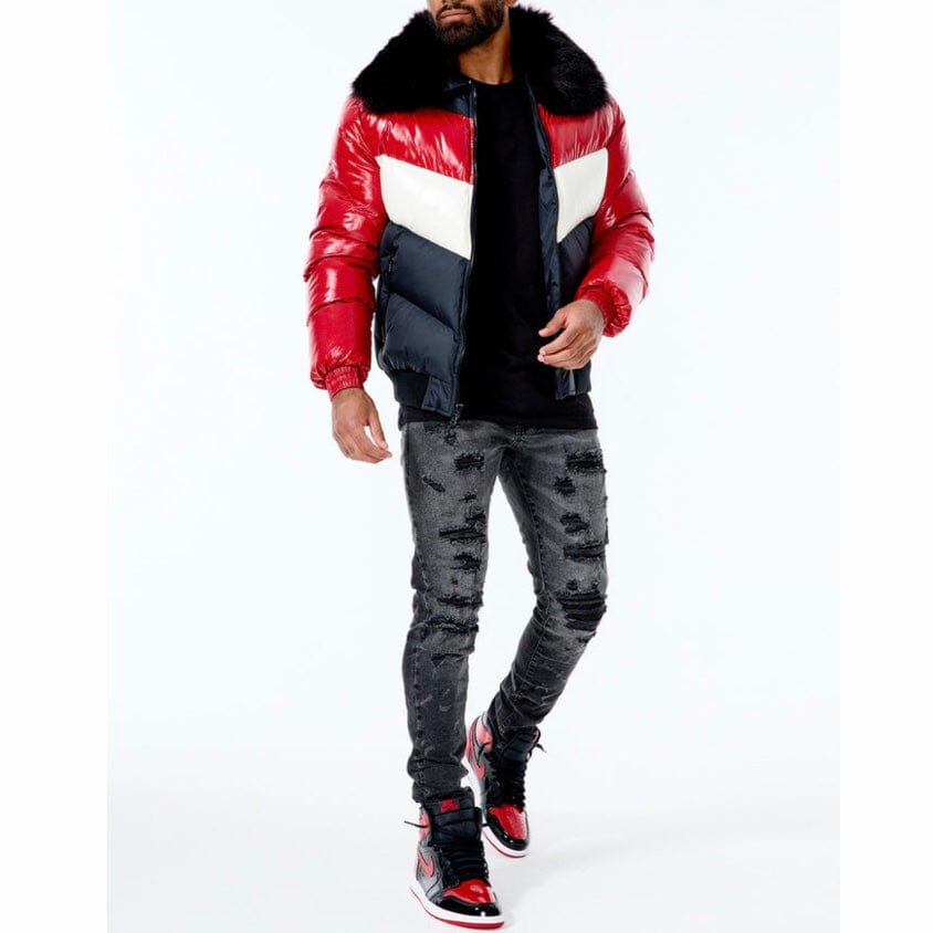 Jordan Craig Sugar Hill Puffer Jacket (Red) 91587