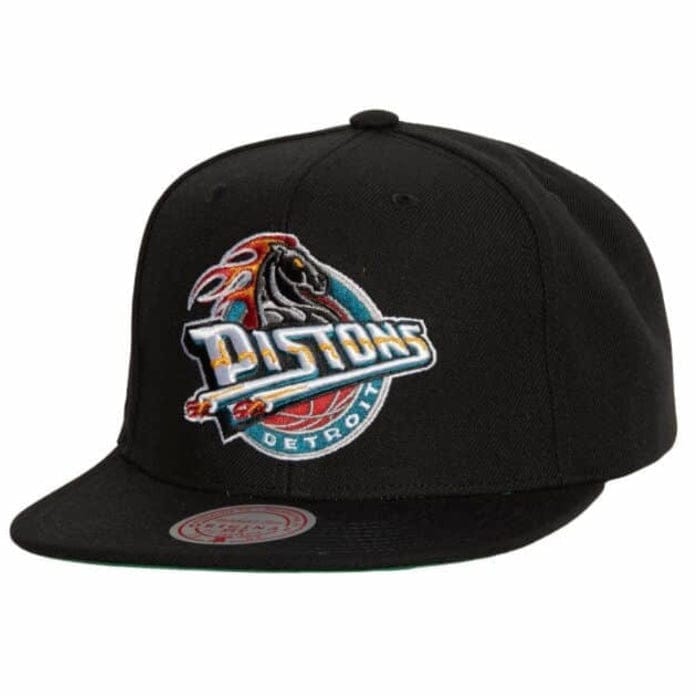 Mitchell & Ness Nba Detroit Pistons Conference Patch Hwc Snapback (Black)