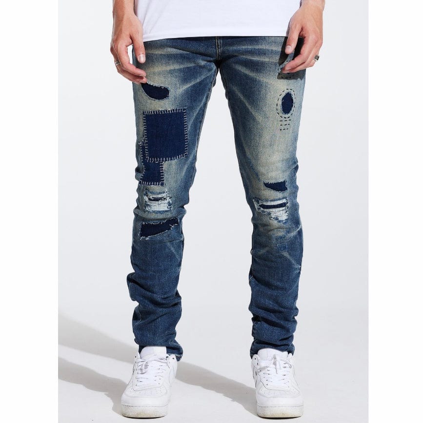 Crysp Charter Denim (Blue Patches) CRYSPSP221-123