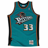 Mitchell & Ness Nba Detroit Pistons 98 Swingman Road Jersey Grant Hill (Teal)
