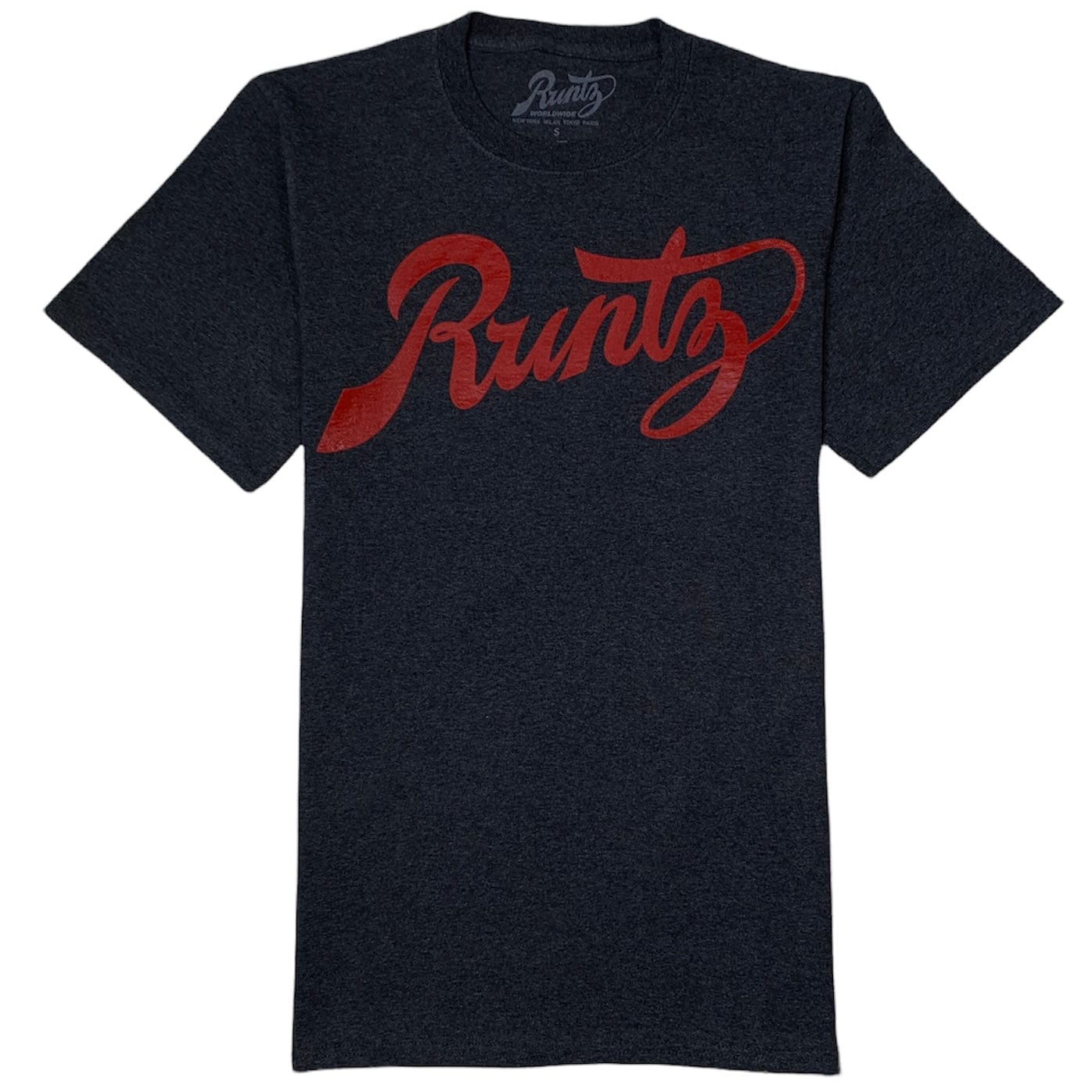 Runtz Script Sneaks Tee (Dark Grey/Infared) 222-40410C-DGI