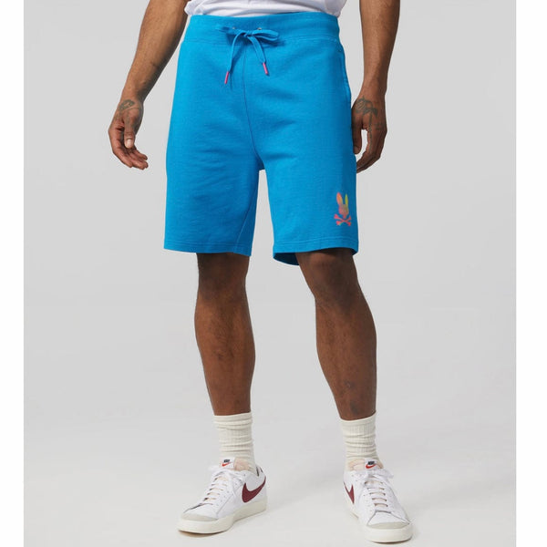 Psycho Bunny Hindes Sweat Shorts (Seaport Blue) B6R416T1FT